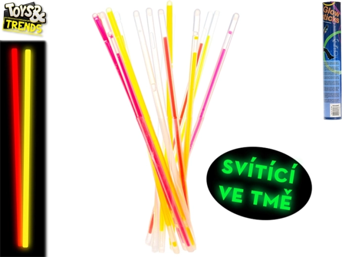 Gloei-staafjes 20 cm – set van 50 stuks met connectors