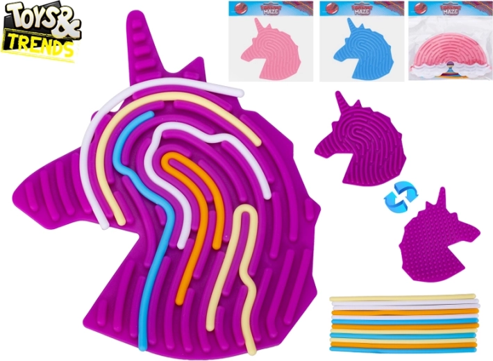 Vingerafdruk Doolhof voor kinderen 18,5 cm – plastic handspel