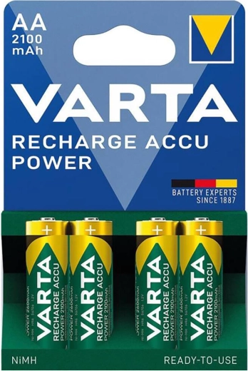oplaadbare AA-batterijen 2100 mAh Varta (4 stuks)