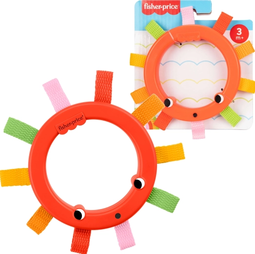 Sensorische ring – rammelaar voor baby’s Donkerrood FISHER-PRICE