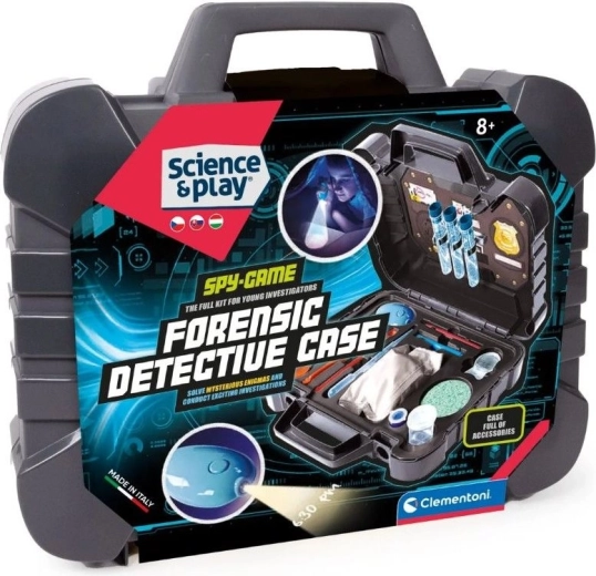 Clementoni Science & Play detectivekoffer met geluidseffecten