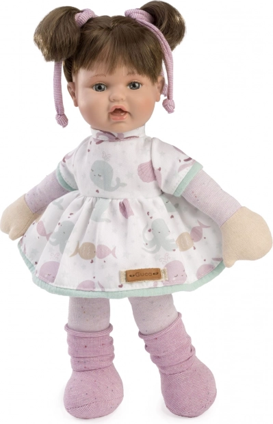 Mijn eerste pop met zacht stoffen lichaam 36 cm GUCA