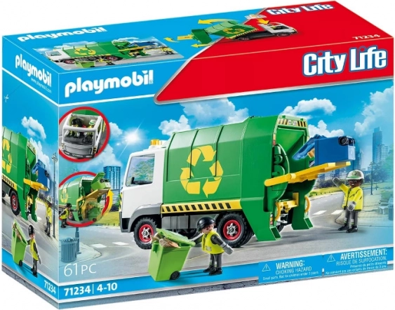 Playmobil City Action recyclingwagen