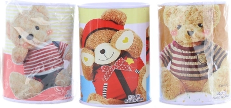 Metalen spaarpot voor kinderen mix van motieven