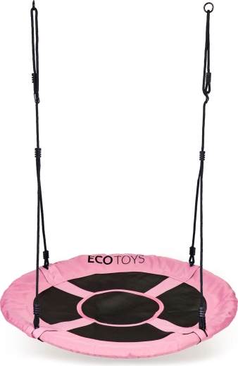 Tuinglijschommel vogelnest 100 cm Roze Ecotoys