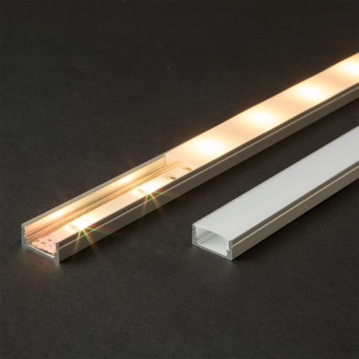 Opaalafdekking voor aluminium LED-profiel