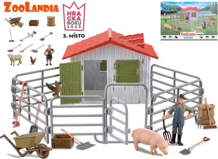 Zoolandia boerderijdieren met accessoires