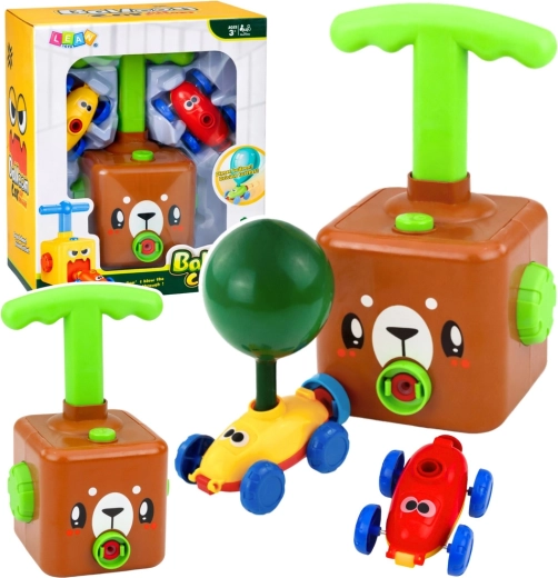 Ballonauto met berenpomp – educatieve set voor kinderen