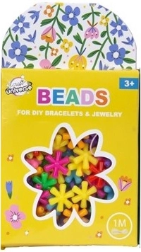 Set kralen sterren met koord 1 m