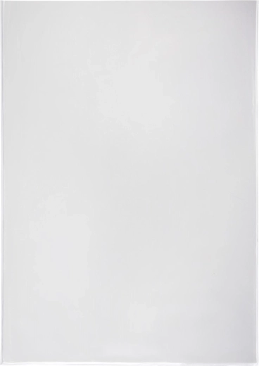 Transparante hoes A4 in de hoogte