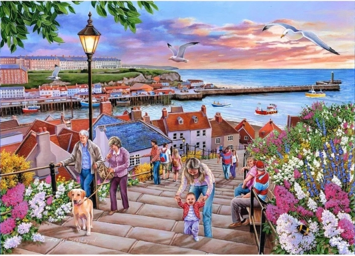 Puzzel House of Puzzles 199 traptreden in Whitby, 1000 stukjes