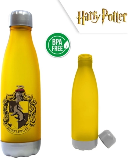 Harry Potter plastic drinkfles Hufflepuff 650 ml soft touch - 1 stuk