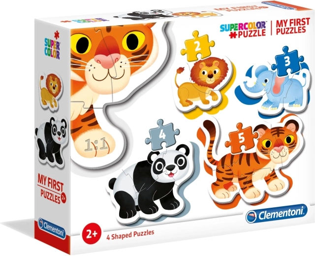 Mijn eerste puzzel Safari 4-in-1 (2–5 stukjes) CLEMENTONI