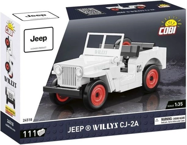 Cobi Youngtimer Jeep Willys CJ-2A bouwset 1:35 (111 onderdelen)