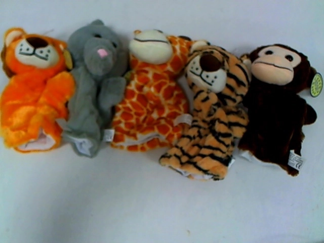 Dierenhandpop 23 cm - 1 stuk