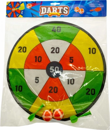 SPORTO klittenband-dartbord voor kinderen en familie