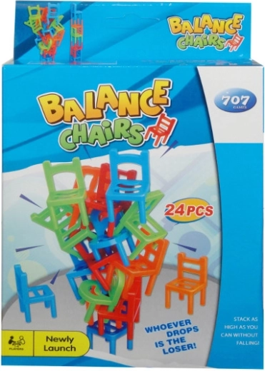 Balancerende stoelen – behendigheidsspel voor kinderen