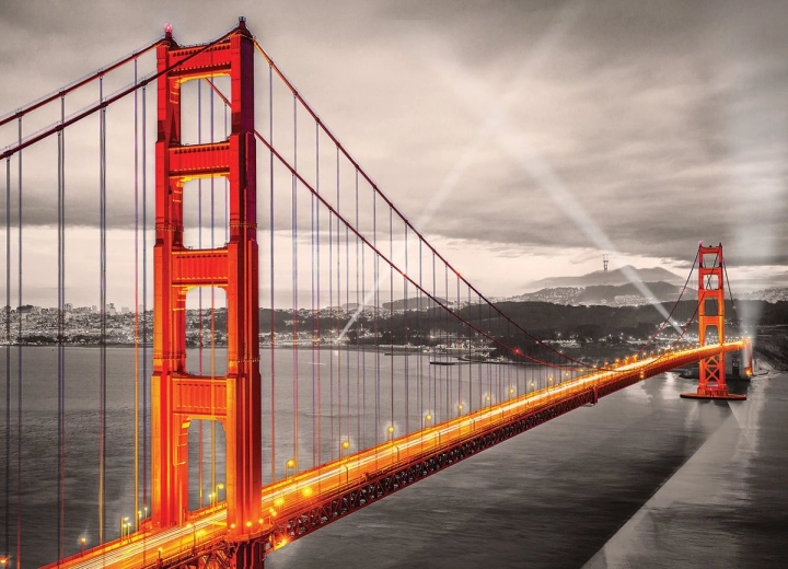 EUROGRAPHICS puzzel San Francisco – Golden Gate Bridge, 1000 stukjes