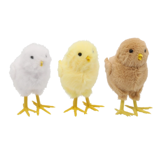 Paaskuikentje ter decoratie, 3 varianten - 1 stuk