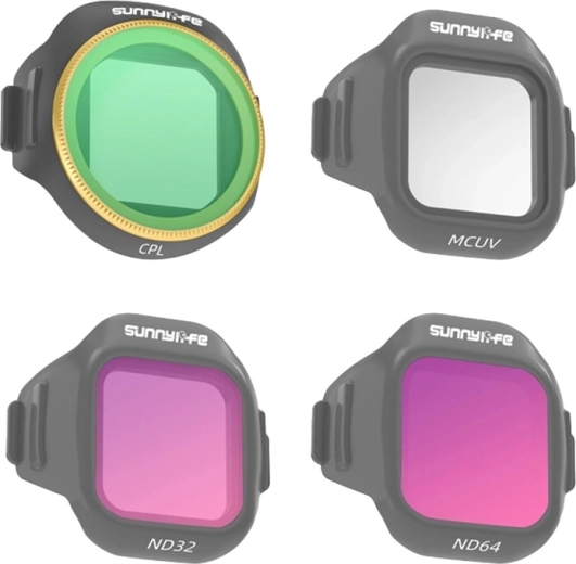 Set SUNNYLIFE-filters MCUV, CPL, ND32 en ND64 voor DJI MINI 5 Pro