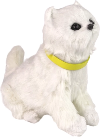 Interactieve pluchen kitten – miauwt, beweegt met hoofd en staart