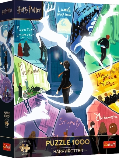 Trefl Puzzle Premium Plus Harry Potter: Magie en patronussen, 1000 stukjes