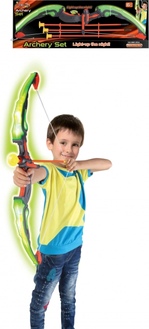 Lichtgevend boogschietset voor kinderen