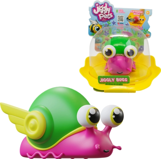 Interactieve roze slak Jiggly Bugs