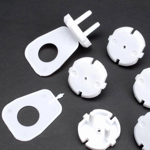 Veiligheidsafdekking voor stopcontact – rond (12 stuks)