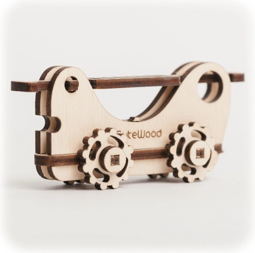 CuteWood houten 3D-puzzel brandweerwagen