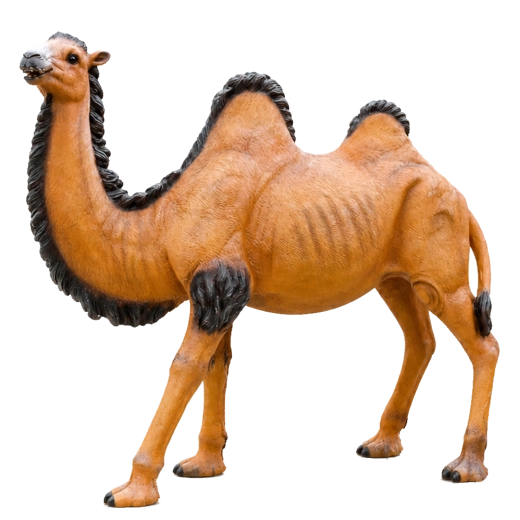 Decoratieve figuur van een kameel 106 × 30 × 106 cm - 1 stuk
