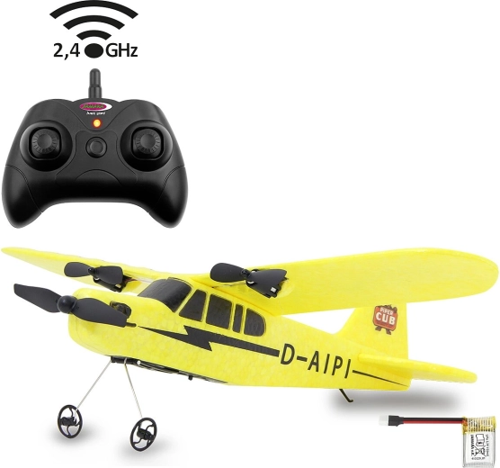 RC-vliegtuig Jamara Piper J3-Cub 2,4 GHz met gyroscoop