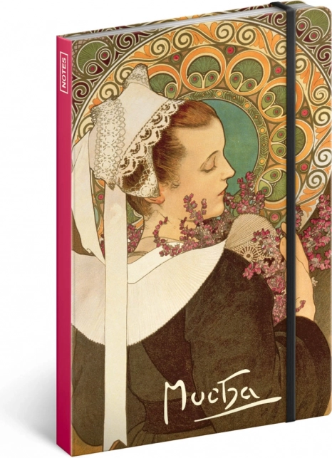 Notitieblok Alfons Mucha – Vřes, ongelijnd 13 × 21 cm