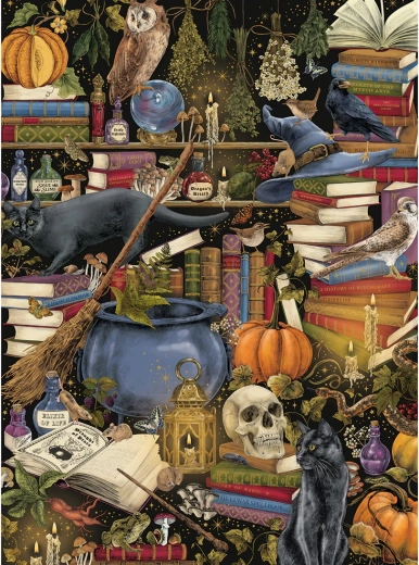 Puzzel GIBSONS The Art File: Hekserij 1000 stukjes