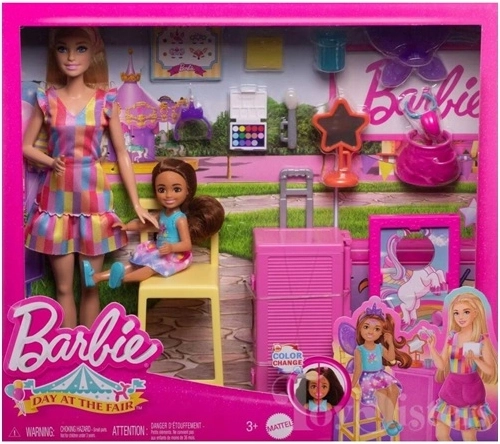 Barbie Chelsea dag op de kermis met kleurverandering