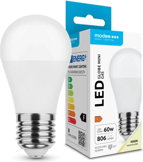 Modee LED lamp Globe Mini G45 8,5 W E27 806 lm neutraal wit