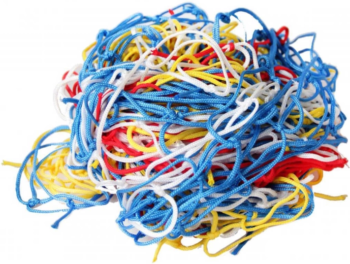 NOE decoratief net, multicolor 5 × 1 m - 1 stuk