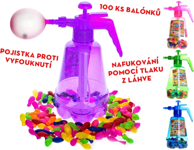 Waterbommen met vuller – set van 100 ballonnen voor zomers plezier