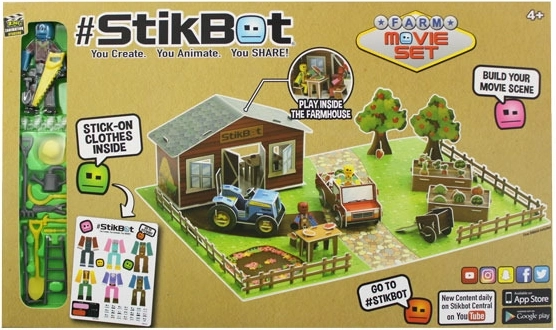 Stikbot filmsset piratenschip of boerderij