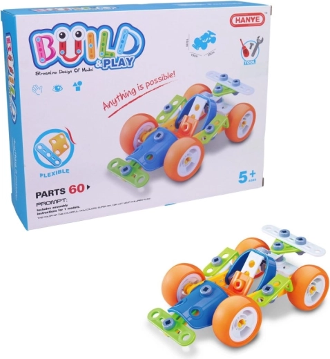 Malý Mechanik Junior formule bouwset 60 onderdelen