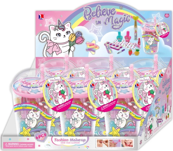 Mega kinder-make-upset in een bidon