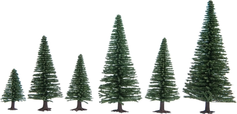 Noch sparren – set van 10 stuks (5–14 cm) voor modellandschap H0/TT