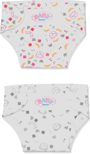 BABY born stoffen luiers duopack voor poppen 36 cm