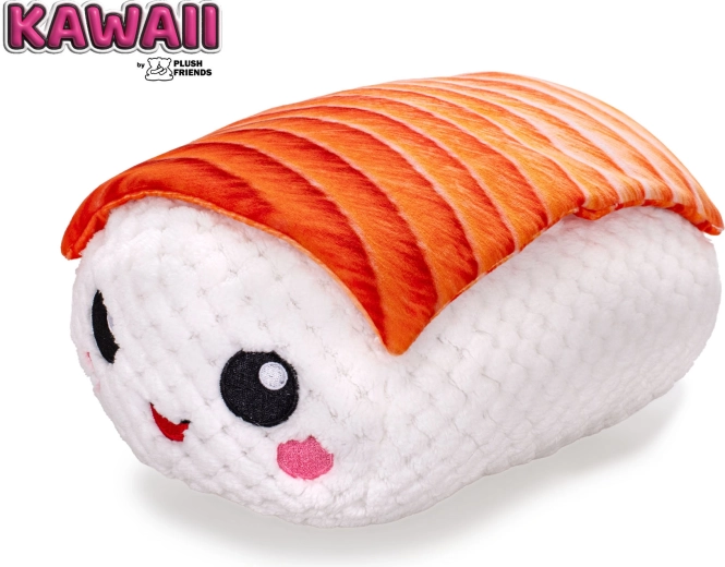 Plush Friends Kawaii pluchen sushi nigiri zalm 25 cm