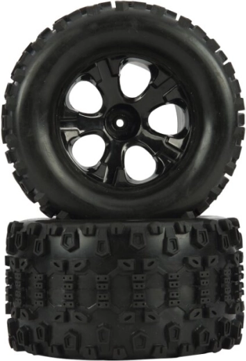 Wielen en velgen Akron MT 1:10, 2 stuks