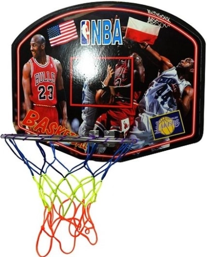 Basketbalring voor aan de deur met bord