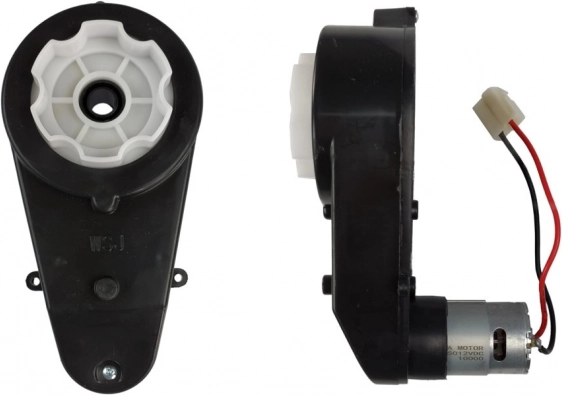 Wegmotor met versnellingsbak voor voertuigen op accu 12V 10000RPM