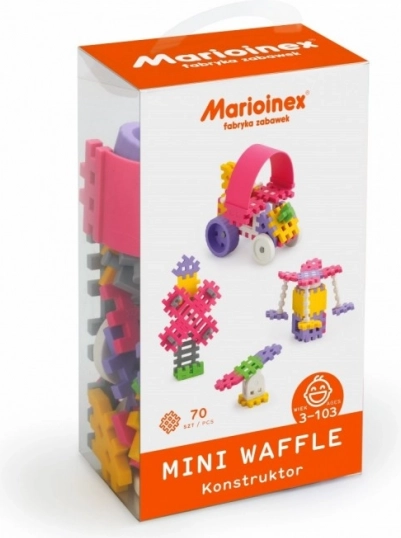 Bouwset Mini Waffle 70 stuks voor meisjes