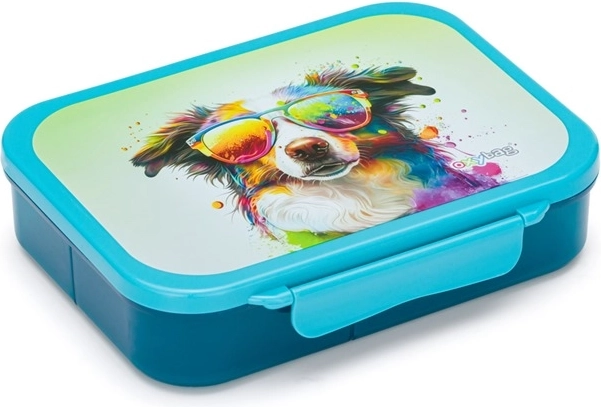 Lunchbox met vakjes Crazy Animals – hond