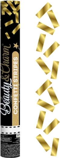 Pneumatisch confetti – gouden foliestroken